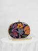 Midnight Floral Clutch Purse