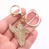Pink Hummingbird Keychain
