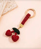 Cherry Mini Strap Bling Keychain