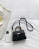 Mini Black Crocodile Bag