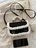 Black & White Fur Purse