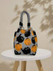 Black Cat & Pumpkin Knitted Handbag