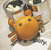 Tan Yellow Crab Mini Bag Keychain