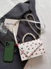 White Cherry Asymmetrical Purse