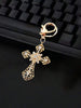 Cross Rhinestone Keychain