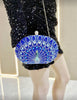 Blue Peacock Evening Clutch Bag