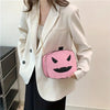 Scary Pink Halloween Pumpkin Crossbody Bag