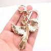 Vibrant Colorful Bird Bling Keychain
