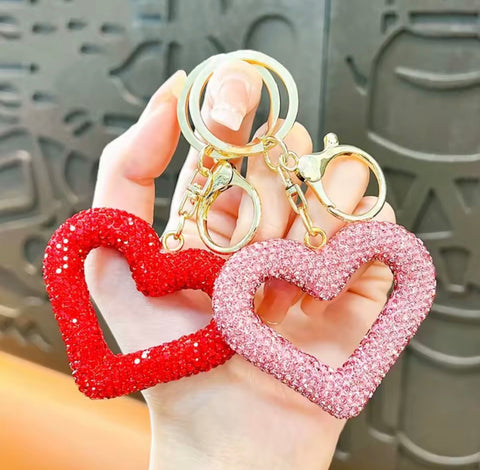 Heart Bling Keychain