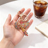 Vibrant Colorful Bird Bling Keychain