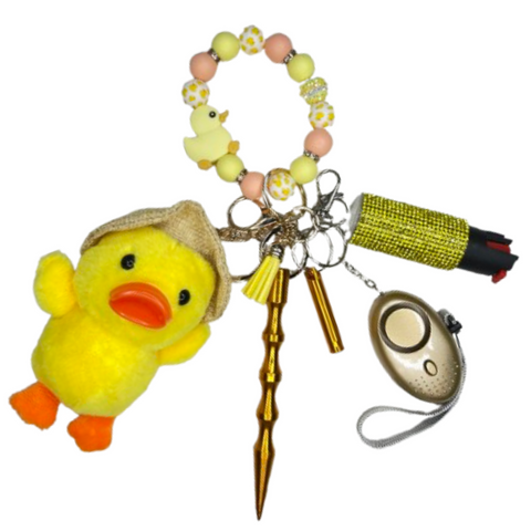 Duck Beaded Self Defense Keychain