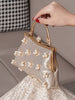 Gold Pearl Clutch Evening Purse