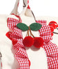 Cherry Ruffle Tote Bag