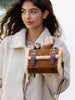 Brown Furry Buckle Bag