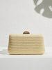 Shell Woven Clutch Bag