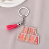 Girl Mama Tassel Keychain