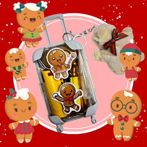 Gingerbread Man Self Defense Suitcase