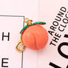 Peach Charm Keychain