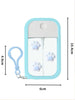 Paw Print Portable Spray Bottle Keychain (Empty Bottle)