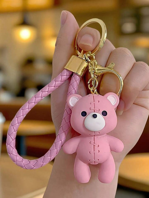 Teddy Bear Charm Keychain