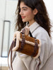 Brown Furry Buckle Bag