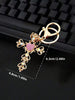 Cross Rhinestone Keychain