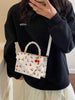 White Cherry Asymmetrical Purse