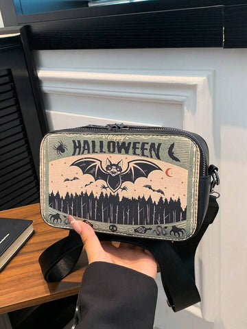 Halloween Bat Crossbody Bag