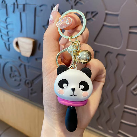 Panda Tail Keychain