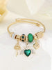 Emerald Heart Bracelet