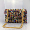 Multicolored Rhinestone Evening Bag