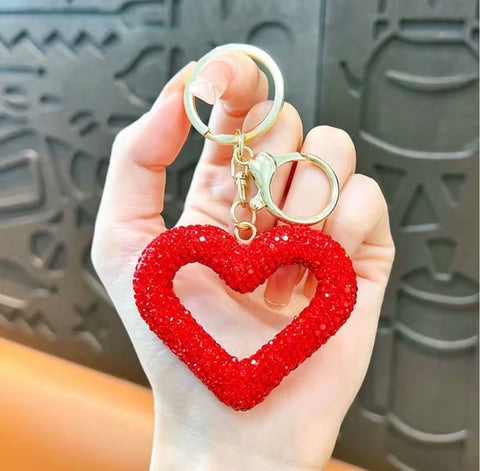 Heart Bling Keychain