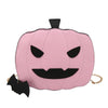 Scary Pink Halloween Pumpkin Crossbody Bag