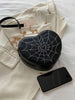 Heart Spider Web Crossbody Bag