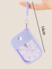 Purple Bow Portable Spray Bottle Keychain (Empty Bottle)