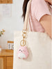 Pink Bear Pill Holder Keychain