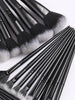 30-Piece Black Makeup Brush Set