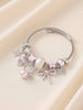 Pink Cat Bow Bracelet