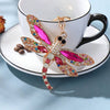 Dragonfly Charm Keychain