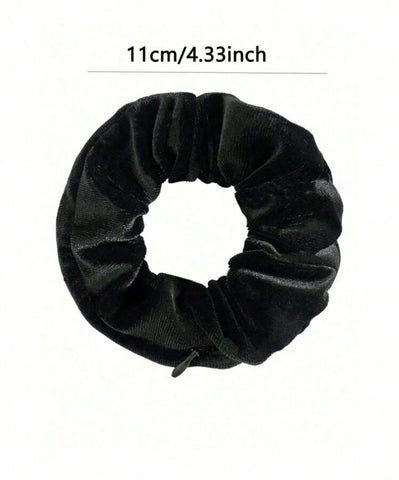 Black Scrunchie with Zipper