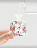 Mini Butterfly Empty Spray Bottle Keychain