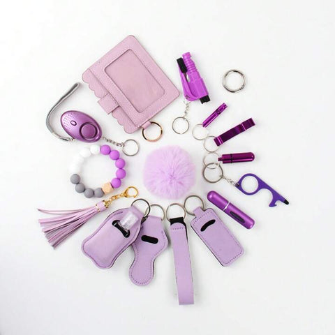 Purple Card Holder Set