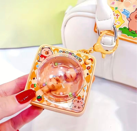 Capybara Fidget Toy Keychain