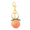 Peach Charm Keychain