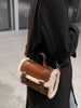 Brown Furry Buckle Bag