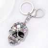 Skull Gemstone Keychain