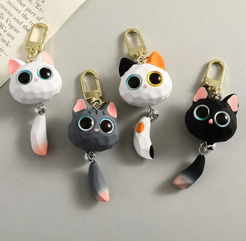 Big Cat Eyes Keychain