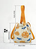 Halloween Pumpkin Drawstring Bucket Bag