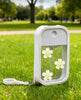 White Flower Portable Spray Bottle Keychain (Empty Bottle)