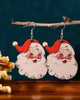 Santa Wooden Earrings